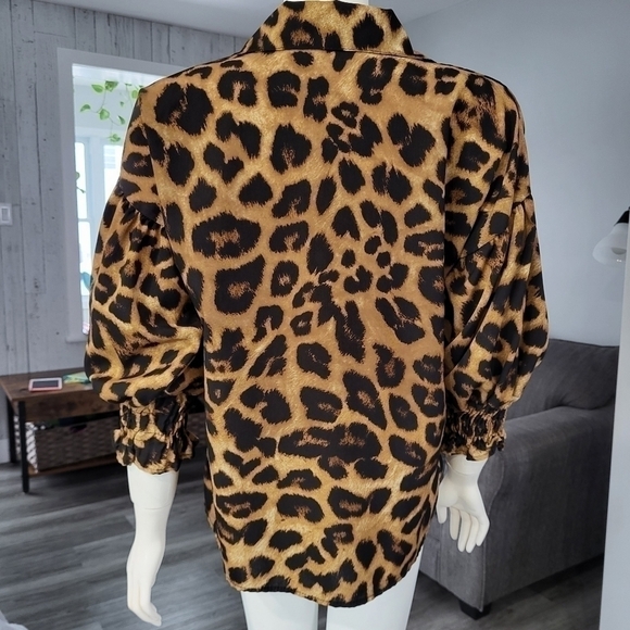 Brandless - LEOPARD printed blouses vintage - Picture 7 of 7